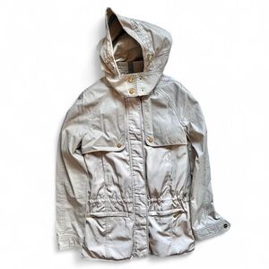 Zara Beige Cargo Style Zip Jacket – Size S